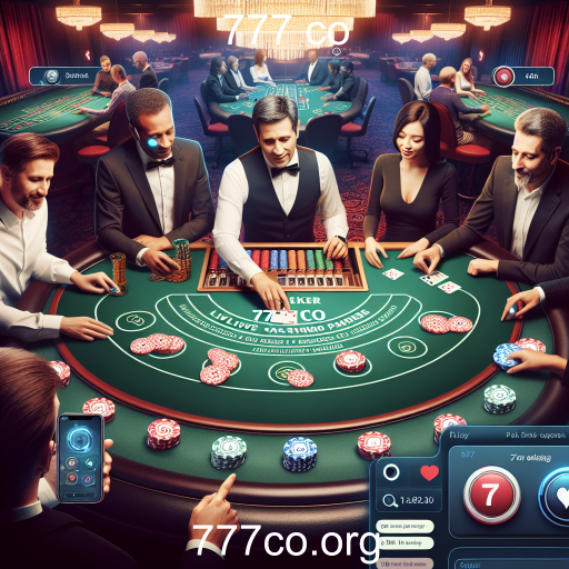 Experiência Imersiva no Casino Ao Vivo da 777 co